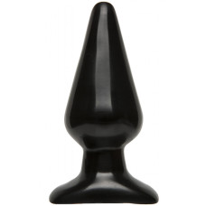 Анальна пробка Doc Johnson Smooth Classic Large - Black, макс. діаметр 5,7 см