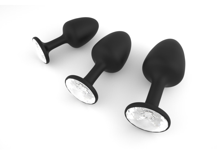 Анальна пробка Dorcel Geisha Plug Diamond M з кулькою всередині, створює вібрації, макс. діам. 3,2см Анальна пробка Dorcel Geisha Plug Diamond M з кулькою всередині, створює вібрації, макс. діам. 3,2см