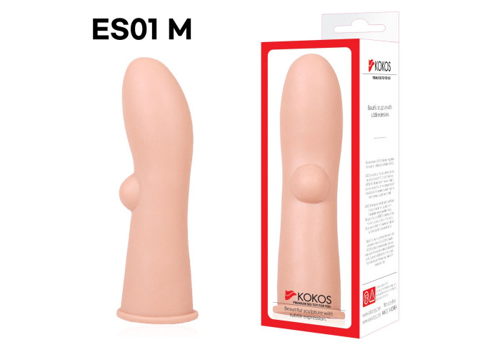 Насадка на член Kokos Extreme Sleeve ES.01 розмір M Насадка на член Kokos Extreme Sleeve ES.01 розмір M