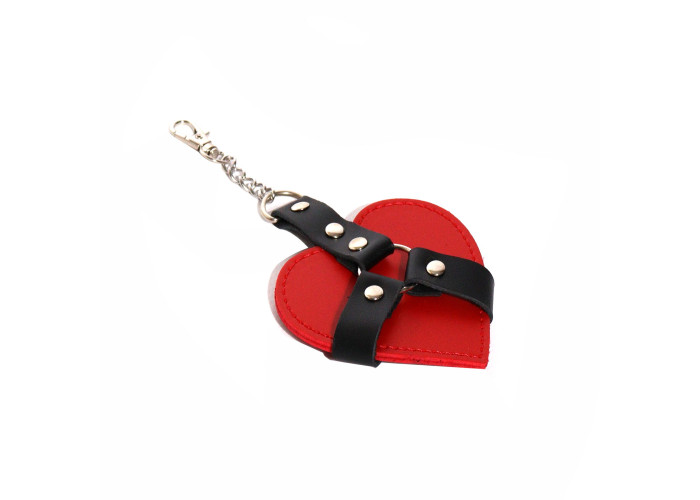 Брелок на карабіні для ключів Art of Sex Chained Heart, Червоний Брелок на карабіні для ключів Art of Sex Chained Heart, Червоний