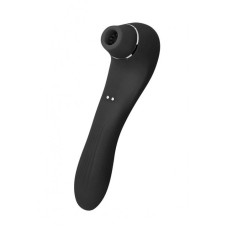 Вакуумний стимулятор з вібрацією Wooomy Smoooch Black Clitoral Suction & Vibration Вакуумний стимулятор з вібрацією Wooomy Smoooch Black Clitoral Suction & Vibration