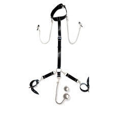 Бондажний набір з металевим анальним гаком Art of Sex Beatrice Bondage set with anal hook № 4 Бондажний набір з металевим анальним гаком Art of Sex Beatrice Bondage set with anal hook № 4