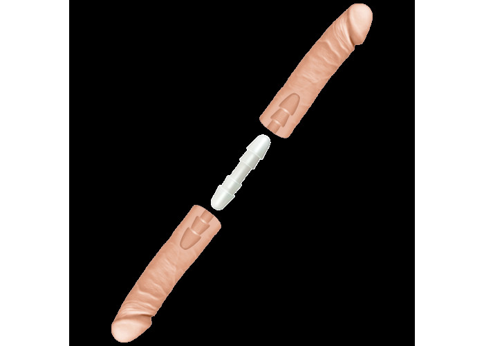 Фалоімітатор подвійний Doc Johnson The D - Double D - 16 Inch - ULTRASKYN, діаметр 4,4 см, Vack-U-Lo Фалоімітатор подвійний Doc Johnson The D - Double D - 16 Inch - ULTRASKYN, діаметр 4,4 см, Vack-U-Lo