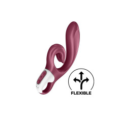 Вібратор-кролик Satisfyer Love Me Red, гнучкий, відросток з потрійним кінчиком Вібратор-кролик Satisfyer Love Me Red, гнучкий, відросток з потрійним кінчиком