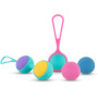 Набір вагінальних кульок PMV20: Vita – Kegel Ball Set, маса 40, 50, 60 г, два тримачі