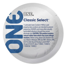 Презерватив ONE Classic Select Contest Collection, 1 шт, гладенький