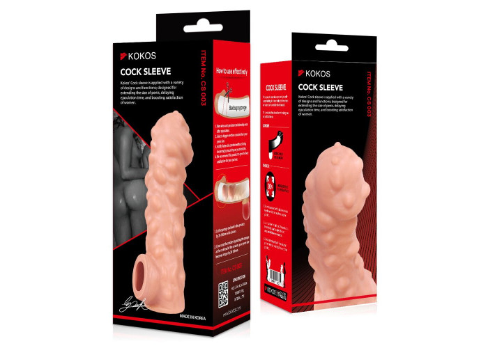 Насадка на член Kokos Cock Sleeve CS 003 M Насадка на член Kokos Cock Sleeve CS 003 M
