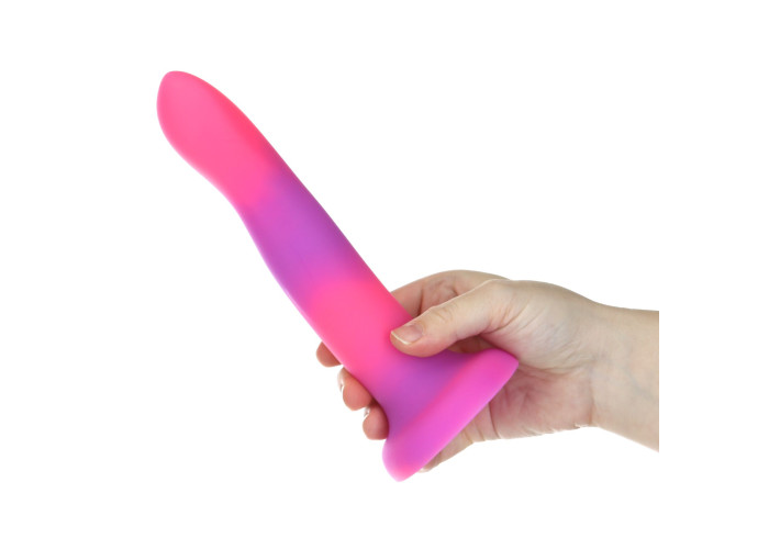 Фалоімітатор, що світиться в темряві, ADDICTION Rave 8″, Glow in the Dark Dildo Pink Purple, 20,3 см Фалоімітатор, що світиться в темряві, ADDICTION Rave 8″, Glow in the Dark Dildo Pink Purple, 20,3 см