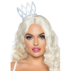 Корона зі стразами Leg Avenue Faux rhinestone die cut crown, з резиночками для кріплення