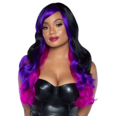 Leg Avenue Allure Multi Color Wig Black/Purple Leg Avenue Allure Multi Color Wig Black/Purple