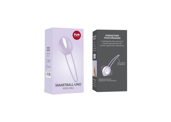 Вагінальна кулька Fun Factory SMARTBALL UNO, бузкова, одинарна, діаметр 3,6 см Вагінальна кулька Fun Factory SMARTBALL UNO, бузкова, одинарна, діаметр 3,6 см