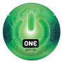 Презерватив ONE Glowing Pleasures, 1 шт, світиться в темряві, зі змазкою
