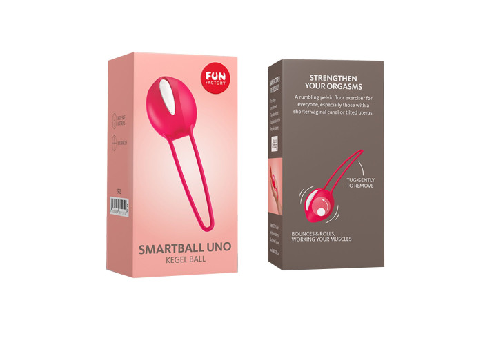 Вагінальна кулька SMARTBALL UNO, червона, одинарна, діаметр 3,6 см Вагінальна кулька SMARTBALL UNO, червона, одинарна, діаметр 3,6 см