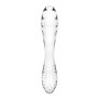 Двосторонній скляний дилдо Satisfyer Dazzling Crystal 1 Transparent, дуже міцний, без стопера