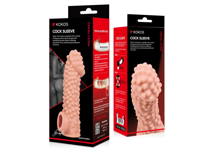 Насадка на член Kokos Cock Sleeve CS 004 L Насадка на член Kokos Cock Sleeve CS 004 L