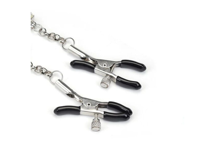 Затискачі для сосків Liebe Seele Glow-in-dark Nipple Clamps Blue Затискачі для сосків Liebe Seele Glow-in-dark Nipple Clamps Blue