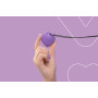 Мінівібратор «Сердечко» FairyGasm PleasureStone violet, 9 режимів, на шнурку