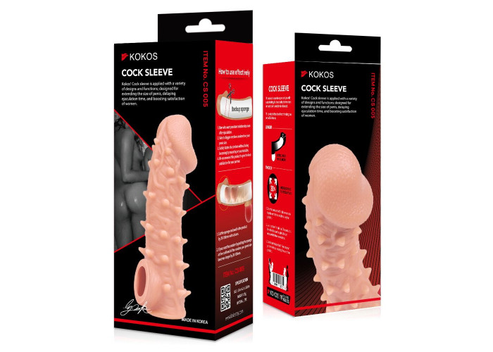 Насадка на член Kokos Cock Sleeve CS 005 M Насадка на член Kokos Cock Sleeve CS 005 M