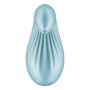 Вібратор Satisfyer Dipping Delight Light Blue, 2 мотори, гнучкий кінчик