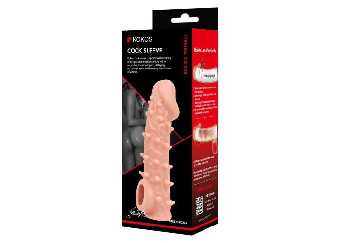 Насадка на член Kokos Cock Sleeve CS 005 L Насадка на член Kokos Cock Sleeve CS 005 L