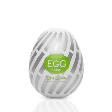 Мастурбатор-яйце Tenga Egg Brush з рельєфом у вигляді великої щетини