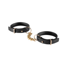 Наручники з екошкіри Bijoux Indiscrets Maze – Thin Handcuffs Black Наручники з екошкіри Bijoux Indiscrets Maze – Thin Handcuffs Black