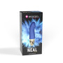 Вібратор Mystim Real Deal Neil Blue, потужний мотор, 8 режимів