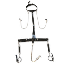 Бондажний набір з металевим анальним гаком Art of Sex Bridget Bondage set with anal hook № 3 Бондажний набір з металевим анальним гаком Art of Sex Bridget Bondage set with anal hook № 3