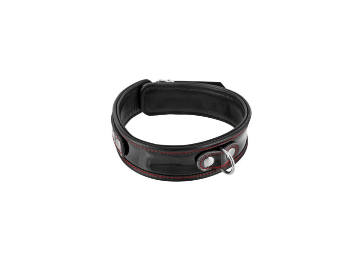 Нашийник з натуральної шкіри Fetish Tentation Premium Patent leathe chocker Нашийник з натуральної шкіри Fetish Tentation Premium Patent leathe chocker