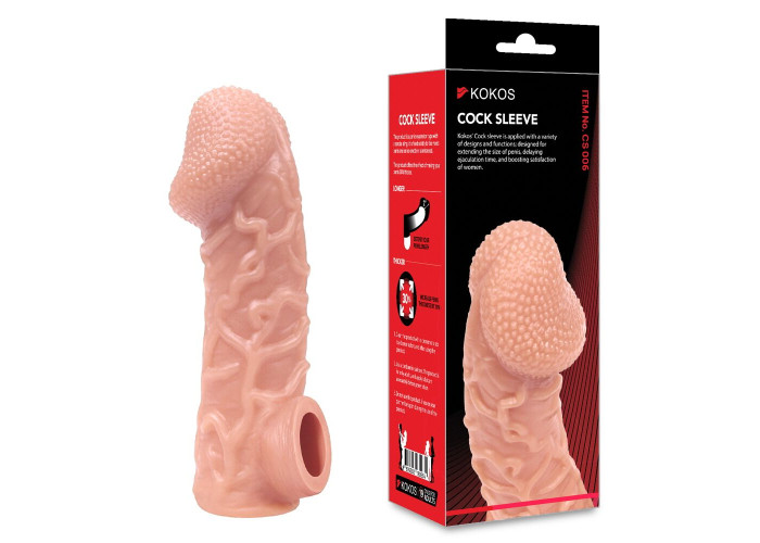 Насадка на член Kokos Cock Sleeve CS 006 M Насадка на член Kokos Cock Sleeve CS 006 M