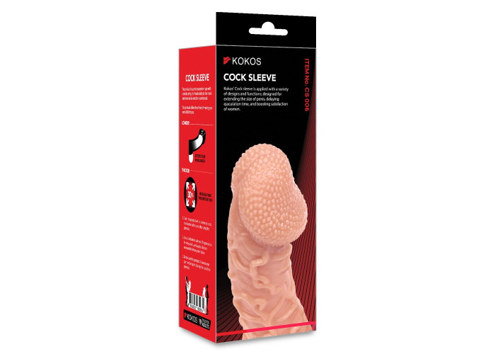 Насадка на член Kokos Cock Sleeve CS 006 M Насадка на член Kokos Cock Sleeve CS 006 M