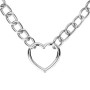 Нашийник з повідцем Bedroom Fantasies: Collar with Chain - Silver