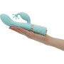 Розкішний вібратор-кролик Pillow Talk - Kinky Teal з кристалом Сваровські, потужний