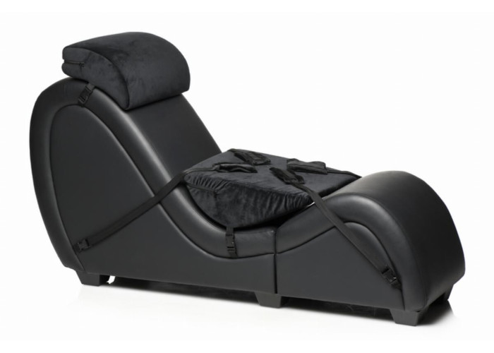 Секс-крісло з подушками Master Series Kinky Sex Lounge with Cushions - Black Секс-крісло з подушками Master Series Kinky Sex Lounge with Cushions - Black