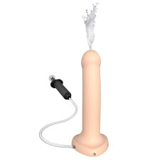 Фалоімітатор, що кінчає Strap-On-Me Dildo Cum Flesh, діаметр 3,6 см, силікон, насадка для страпону Фалоімітатор, що кінчає Strap-On-Me Dildo Cum Flesh, діаметр 3,6 см, силікон, насадка для страпону