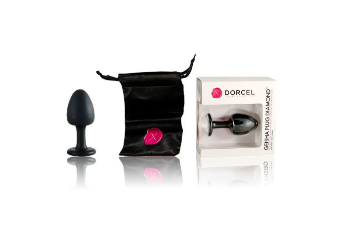 Анальна пробка Dorcel Geisha Plug Diamond L з кулькою всередині, створює вібрації, макс. діаметр 4см Анальна пробка Dorcel Geisha Plug Diamond L з кулькою всередині, створює вібрації, макс. діаметр 4см