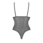 Боді з ажурним ліфом Passion CHRISTA BODY L/XL, black