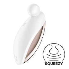 Вібратор для зовнішньої стимуляції Satisfyer Spot On 2 White, дуже потужний, гнучкий відросток Вібратор для зовнішньої стимуляції Satisfyer Spot On 2 White, дуже потужний, гнучкий відросток