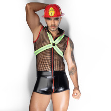 Чоловічий еротичний костюм пожежного JSY 9152 One Size Чоловічий еротичний костюм пожежного JSY 9152 One Size