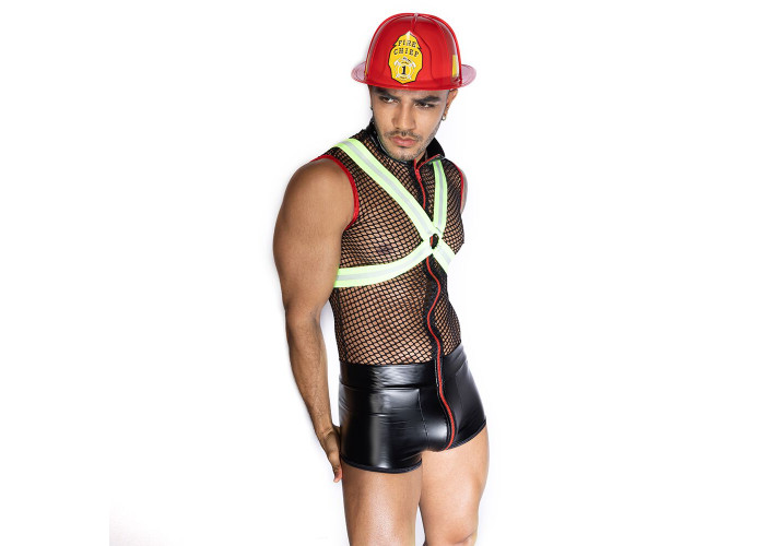 Чоловічий еротичний костюм пожежного JSY 9152 One Size Чоловічий еротичний костюм пожежного JSY 9152 One Size