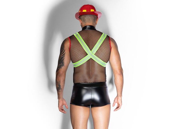 Чоловічий еротичний костюм пожежного JSY 9152 One Size Чоловічий еротичний костюм пожежного JSY 9152 One Size