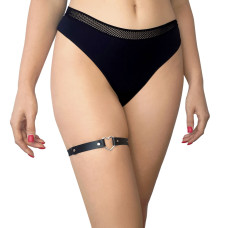 Гартер на ногу Серце з натуральної шкіри Art of Sex - Terri, колір Чорний (1шт.) Гартер на ногу Серце з натуральної шкіри Art of Sex - Terri, колір Чорний (1шт.)