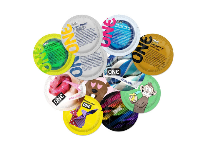 Набір презервативів ONE Popular Mix, 500 шт, 5 видів, паковання ПЕ-пакет Набір презервативів ONE Popular Mix, 500 шт, 5 видів, паковання ПЕ-пакет