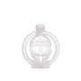 Клітка для пеніса LOCKINK SEVANDA Plastic Penis Chastity Cage, прозора, 3 кільця різних розмірів