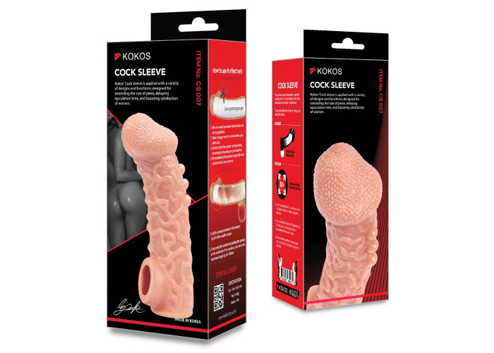 Насадка на член Kokos Cock Sleeve CS 007 L Насадка на член Kokos Cock Sleeve CS 007 L