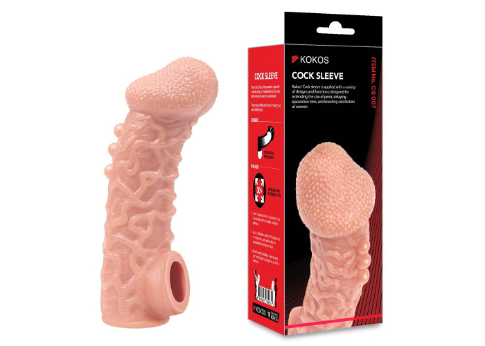 Насадка на член Kokos Cock Sleeve CS 007 L Насадка на член Kokos Cock Sleeve CS 007 L