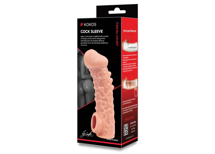 Насадка на член Kokos Cock Sleeve CS 007 L Насадка на член Kokos Cock Sleeve CS 007 L