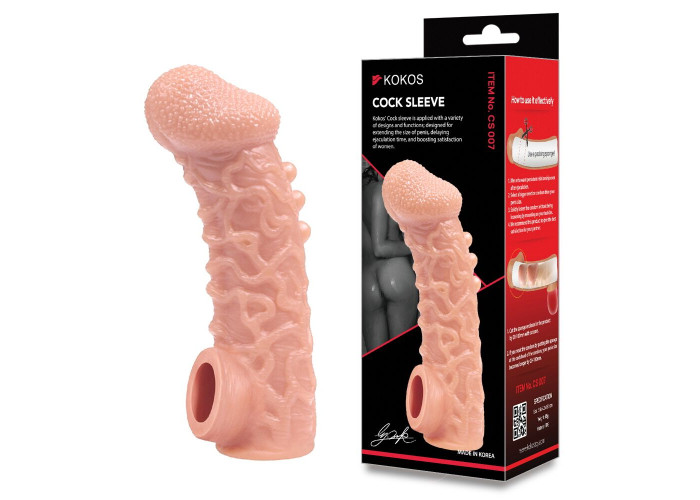Насадка на член Kokos Cock Sleeve CS 007 L Насадка на член Kokos Cock Sleeve CS 007 L
