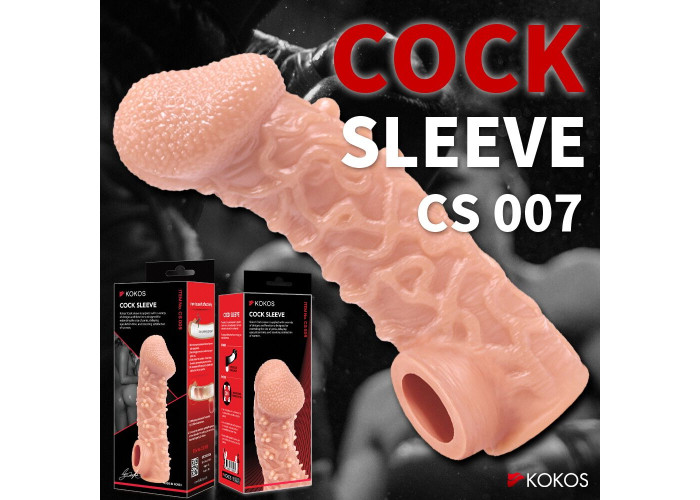 Насадка на член Kokos Cock Sleeve CS 007 L Насадка на член Kokos Cock Sleeve CS 007 L