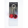 Брелок Наручники Червоний